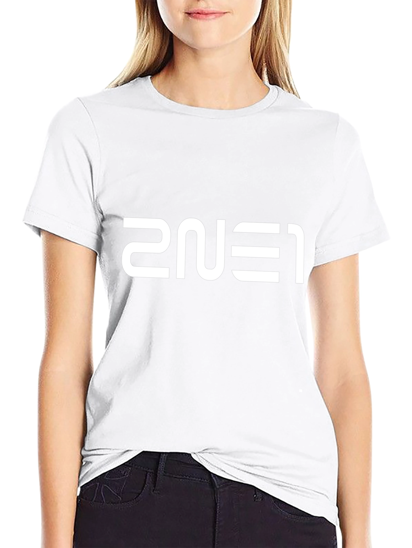 2NE1 Inspired Black Graphic Tee - K-Pop Fan Apparel