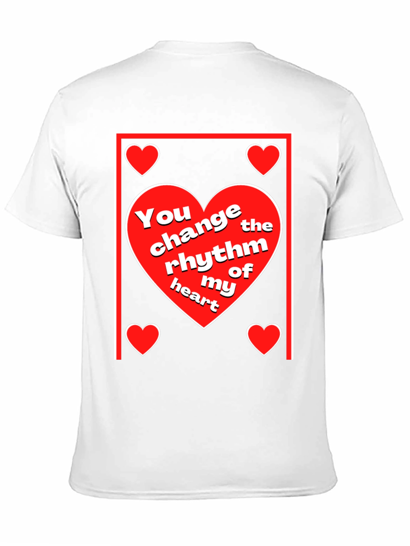 Heart Rhythm T-Shirt - Love & Romance Design