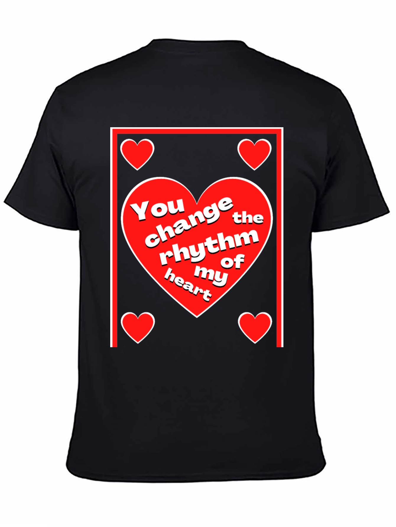 Heart Rhythm T-Shirt - Love & Romance Design