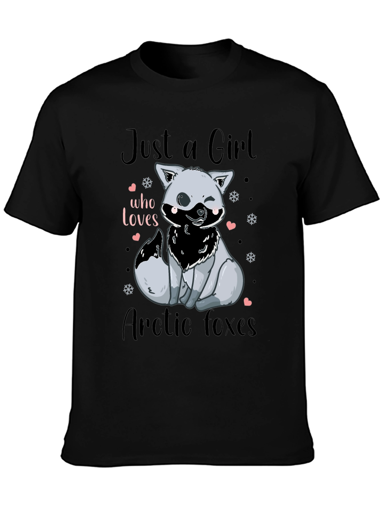 Arctic Fox Lover T-Shirt - Cute Girls Tee