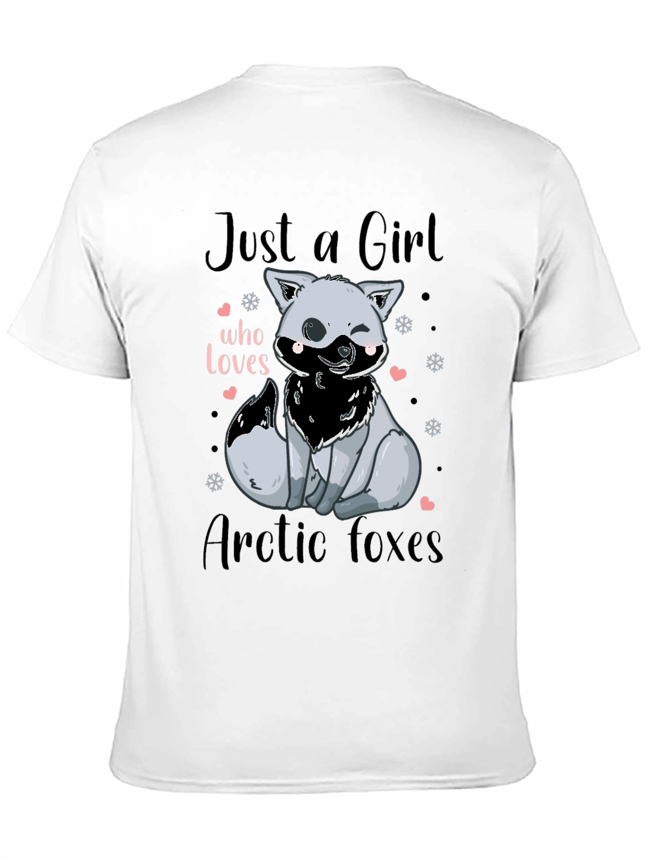 Arctic Fox Lover T-Shirt - Cute Girls Tee
