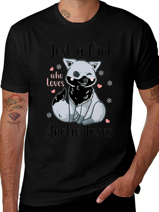 Arctic Fox Lover T-Shirt - Cute Girls Tee
