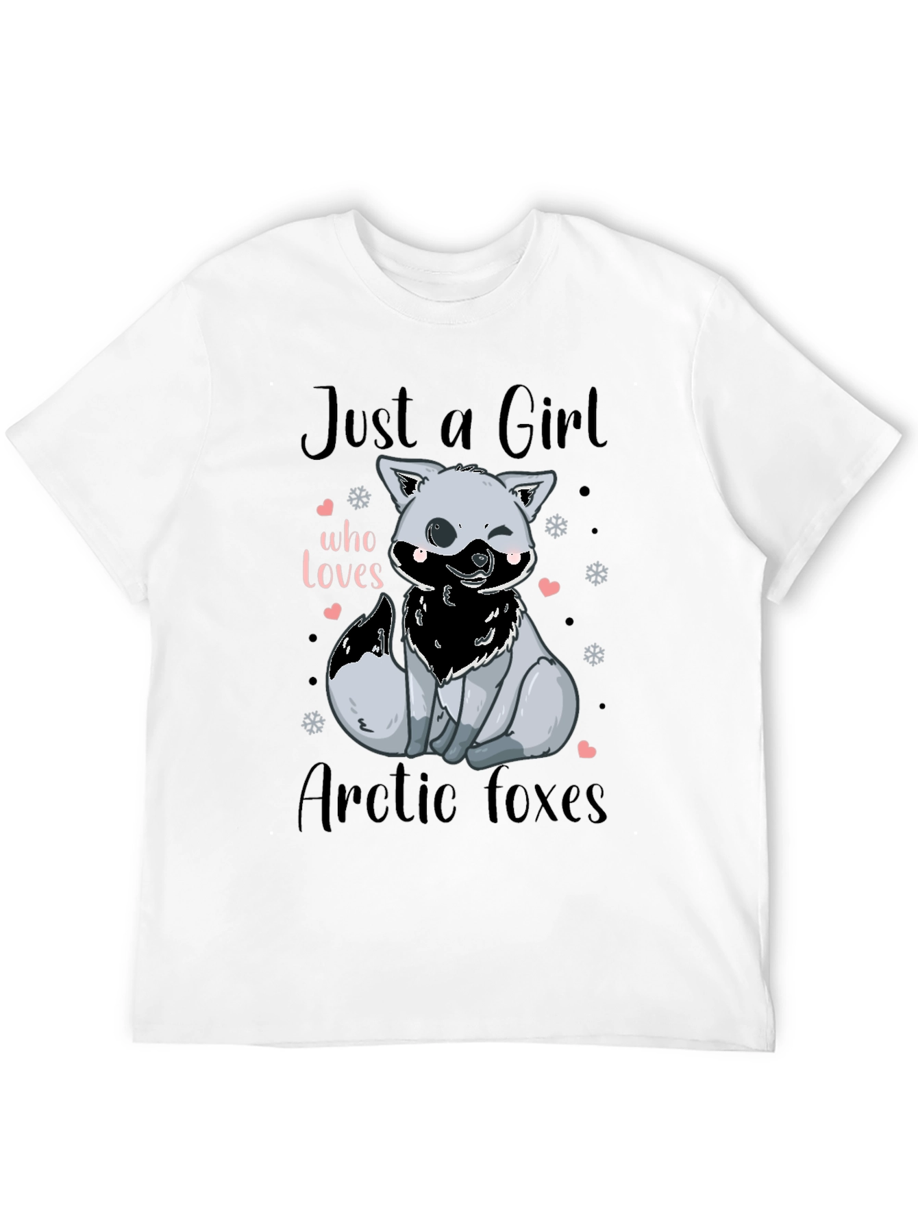 Arctic Fox Lover T-Shirt - Cute Girls Tee