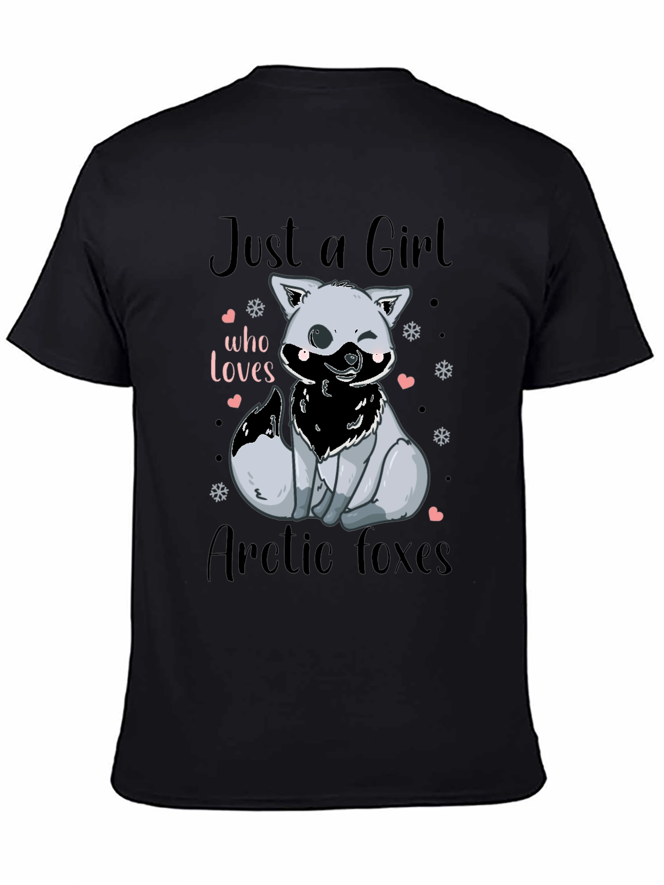 Arctic Fox Lover T-Shirt - Cute Girls Tee