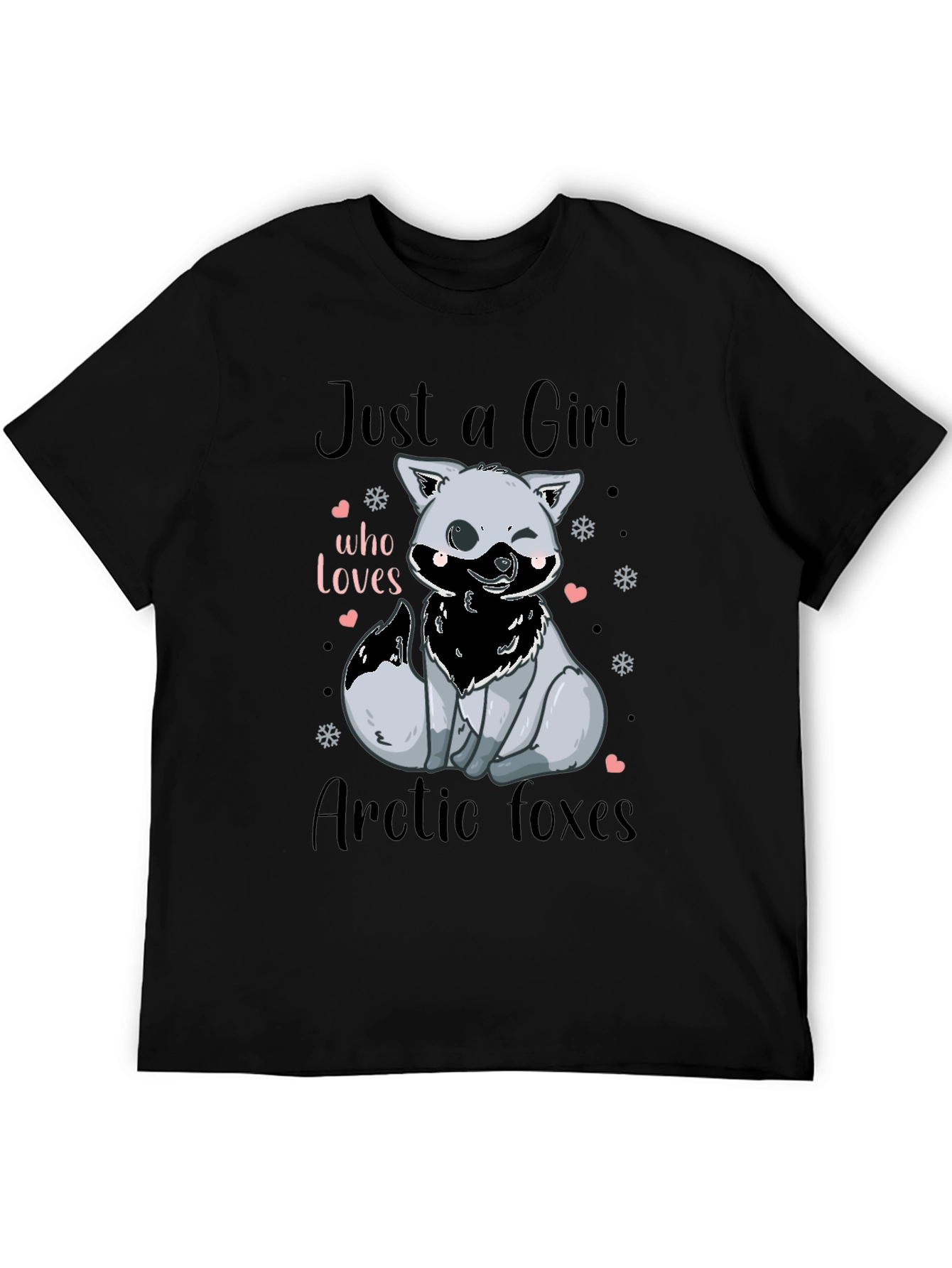Arctic Fox Lover T-Shirt - Cute Girls Tee
