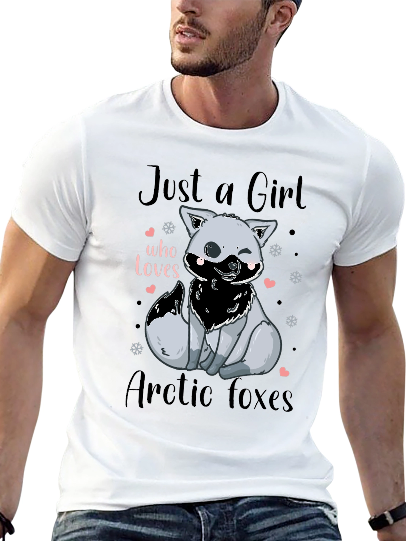 Arctic Fox Lover T-Shirt - Cute Girls Tee