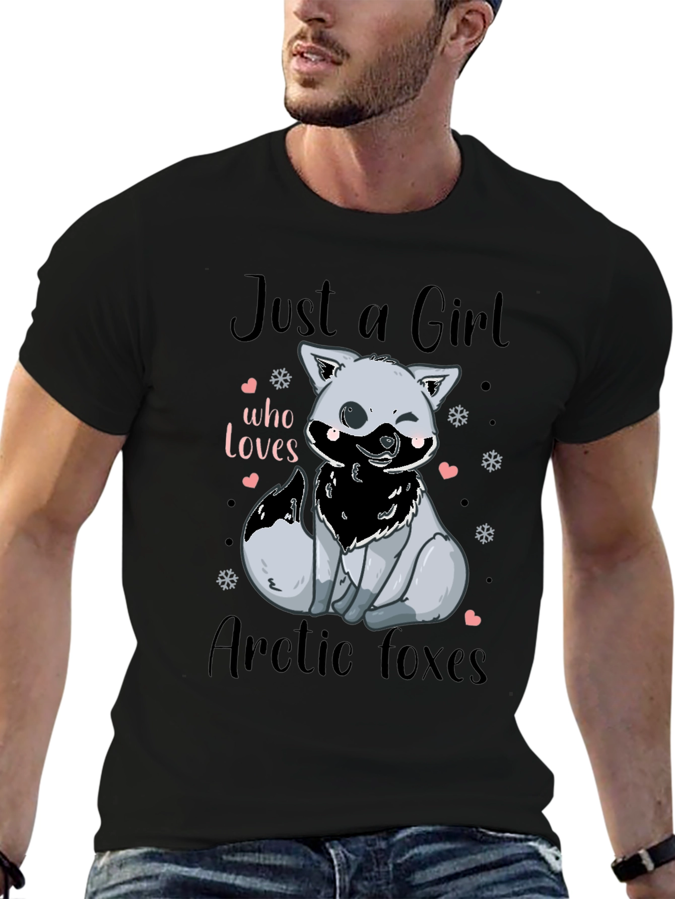 Arctic Fox Lover T-Shirt - Cute Girls Tee