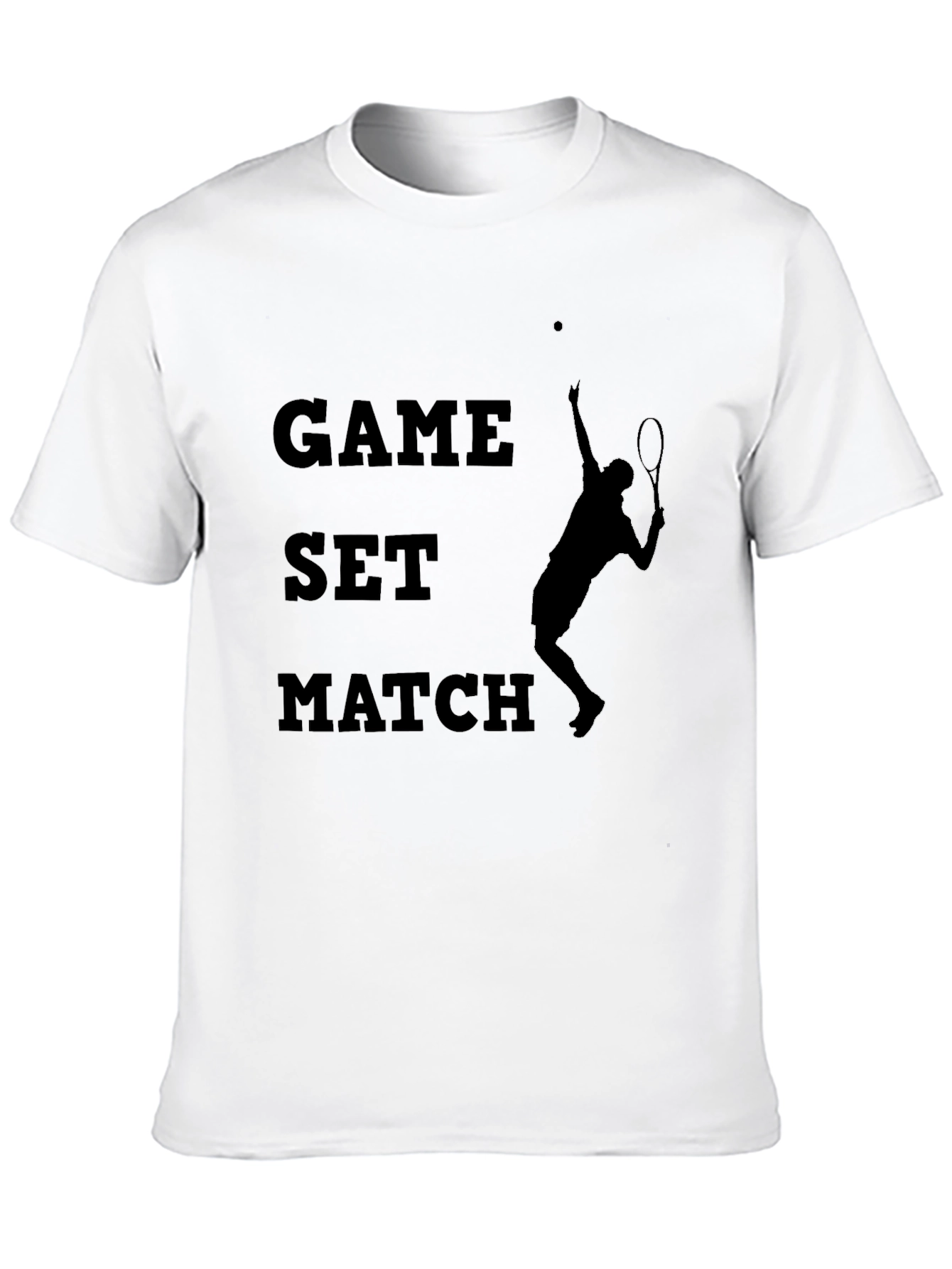 Game Set Match Tennis Graphic Tee