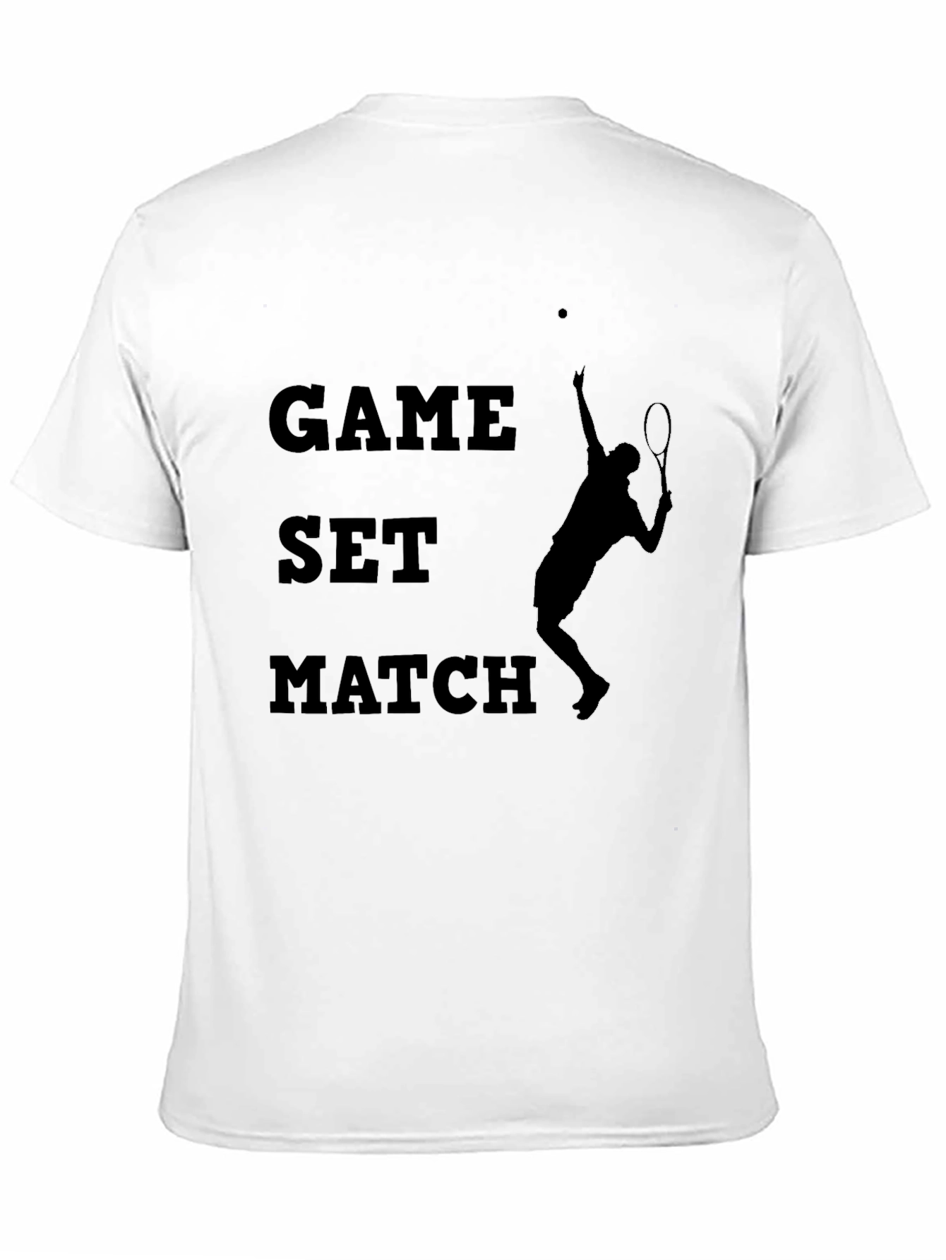 Game Set Match Tennis Graphic Tee