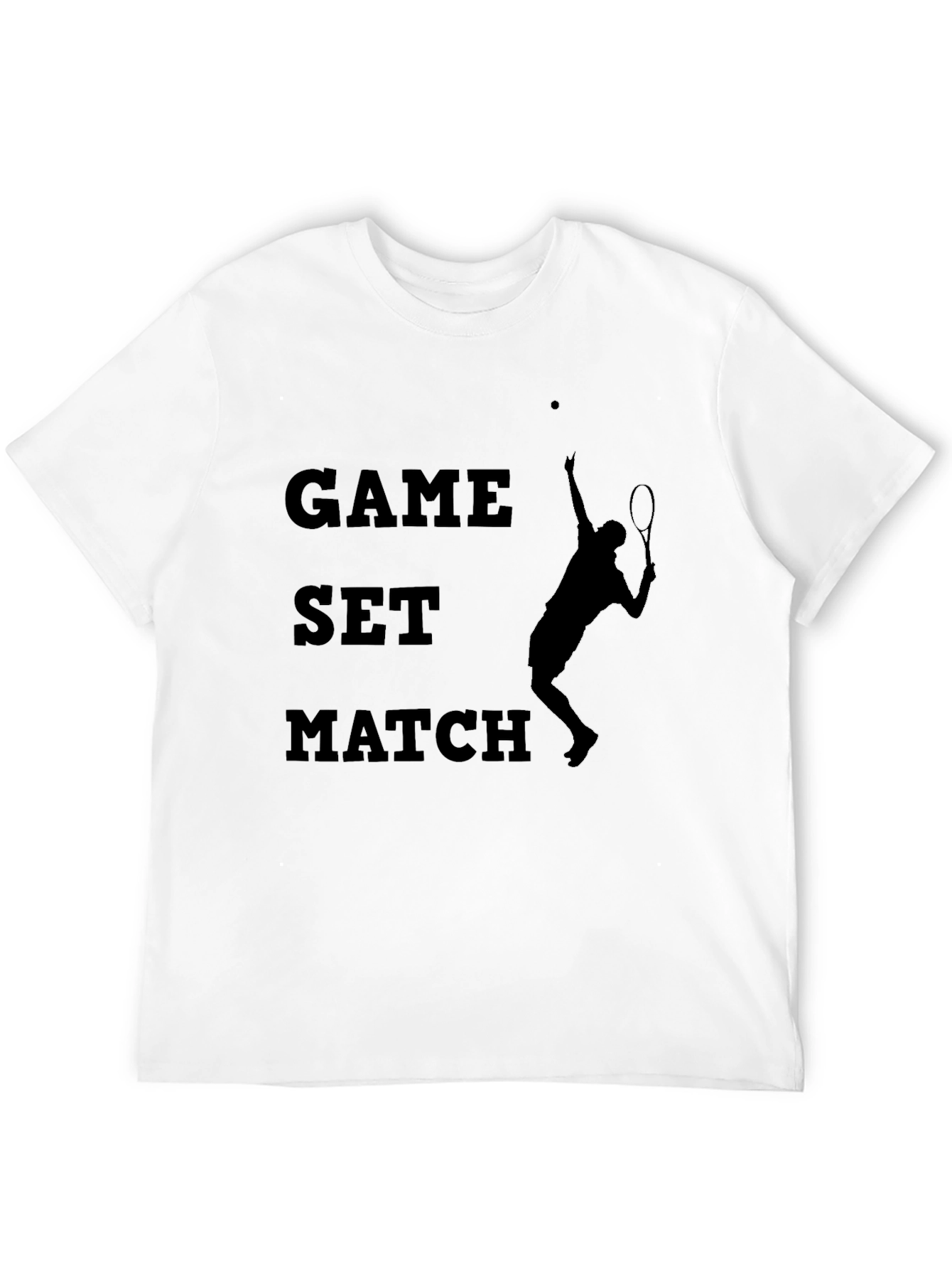 Game Set Match Tennis Graphic Tee
