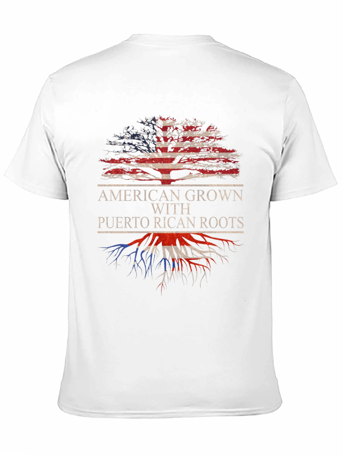American Grown Puerto Rican Roots Tee