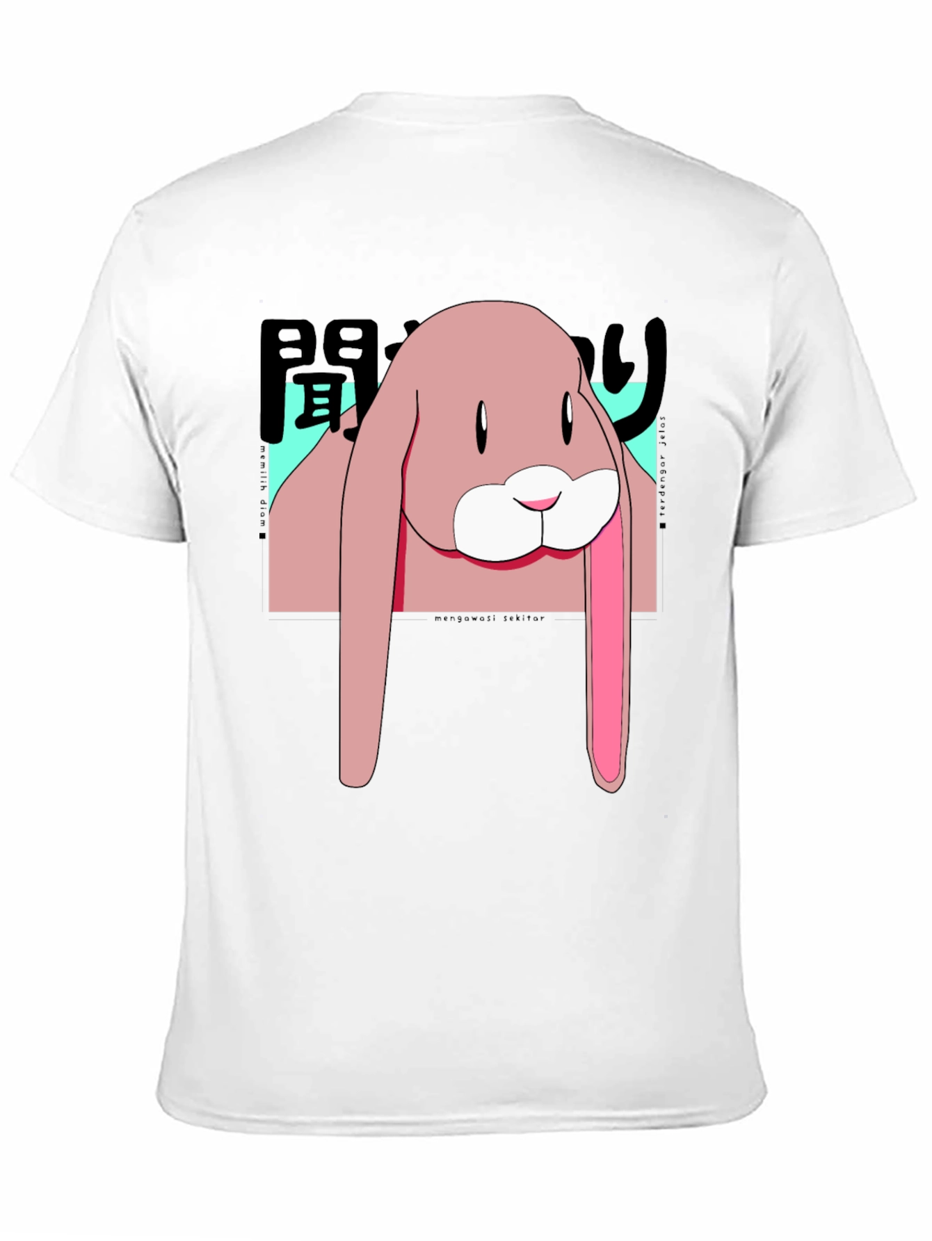 Anime Bunny Graphic T-Shirt - Stylish Casual Wear