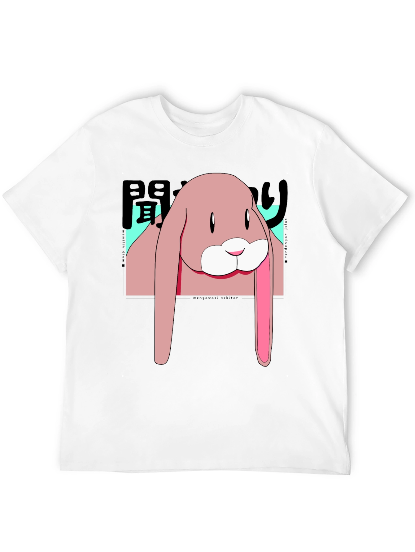 Anime Bunny Graphic T-Shirt - Stylish Casual Wear