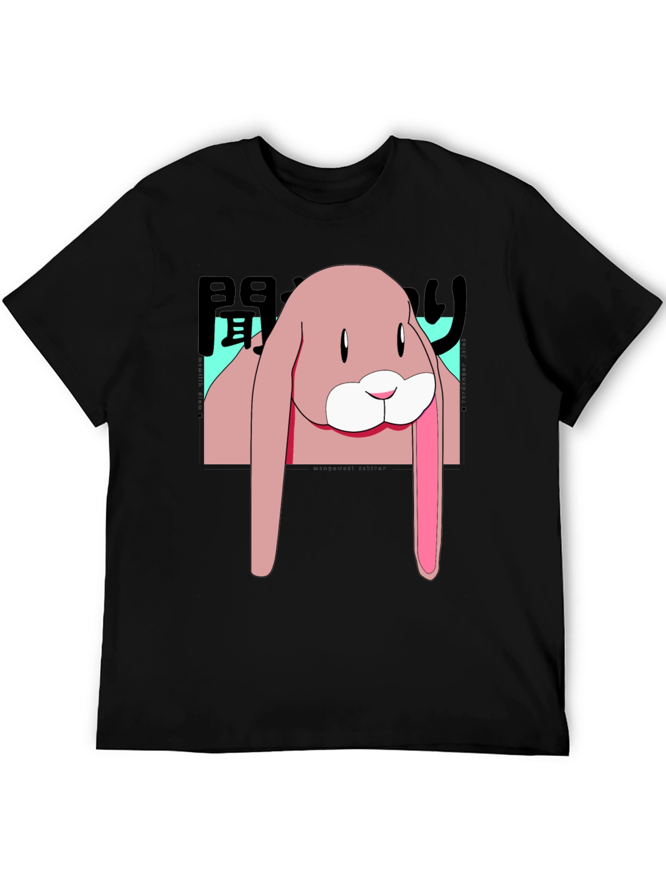 Anime Bunny Graphic T-Shirt - Stylish Casual Wear