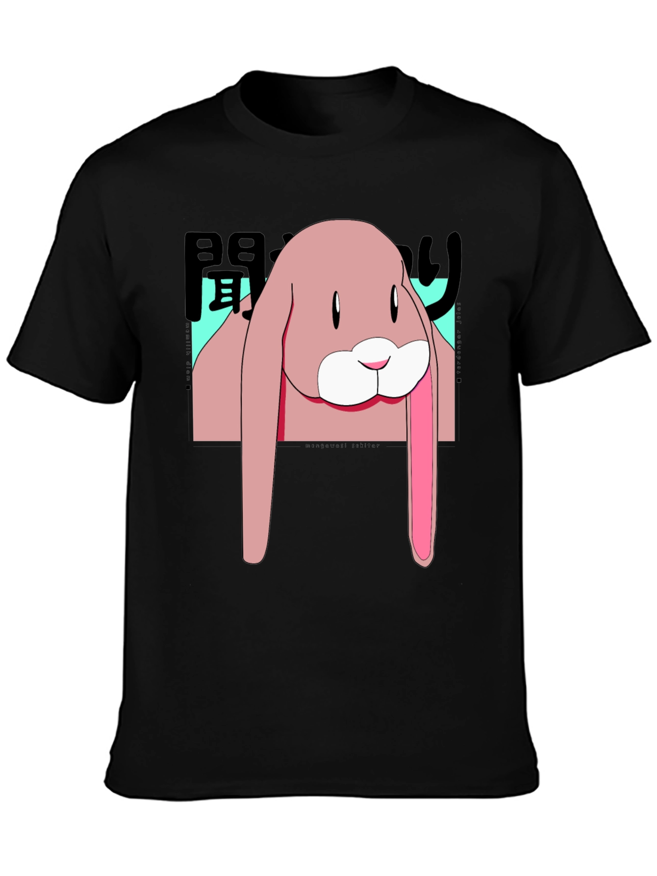 Anime Bunny Graphic T-Shirt - Stylish Casual Wear