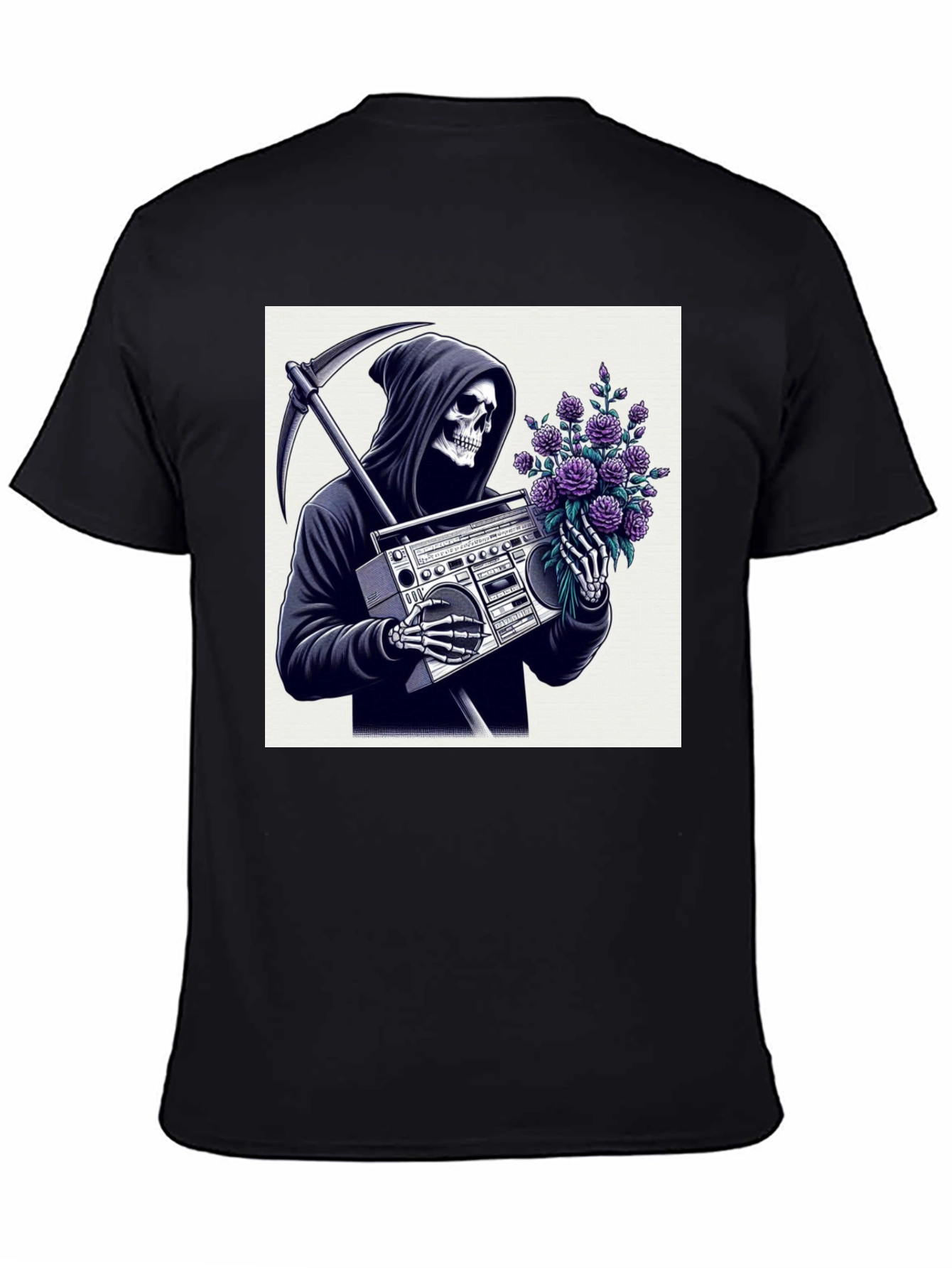Grim Reaper Boombox T-Shirt