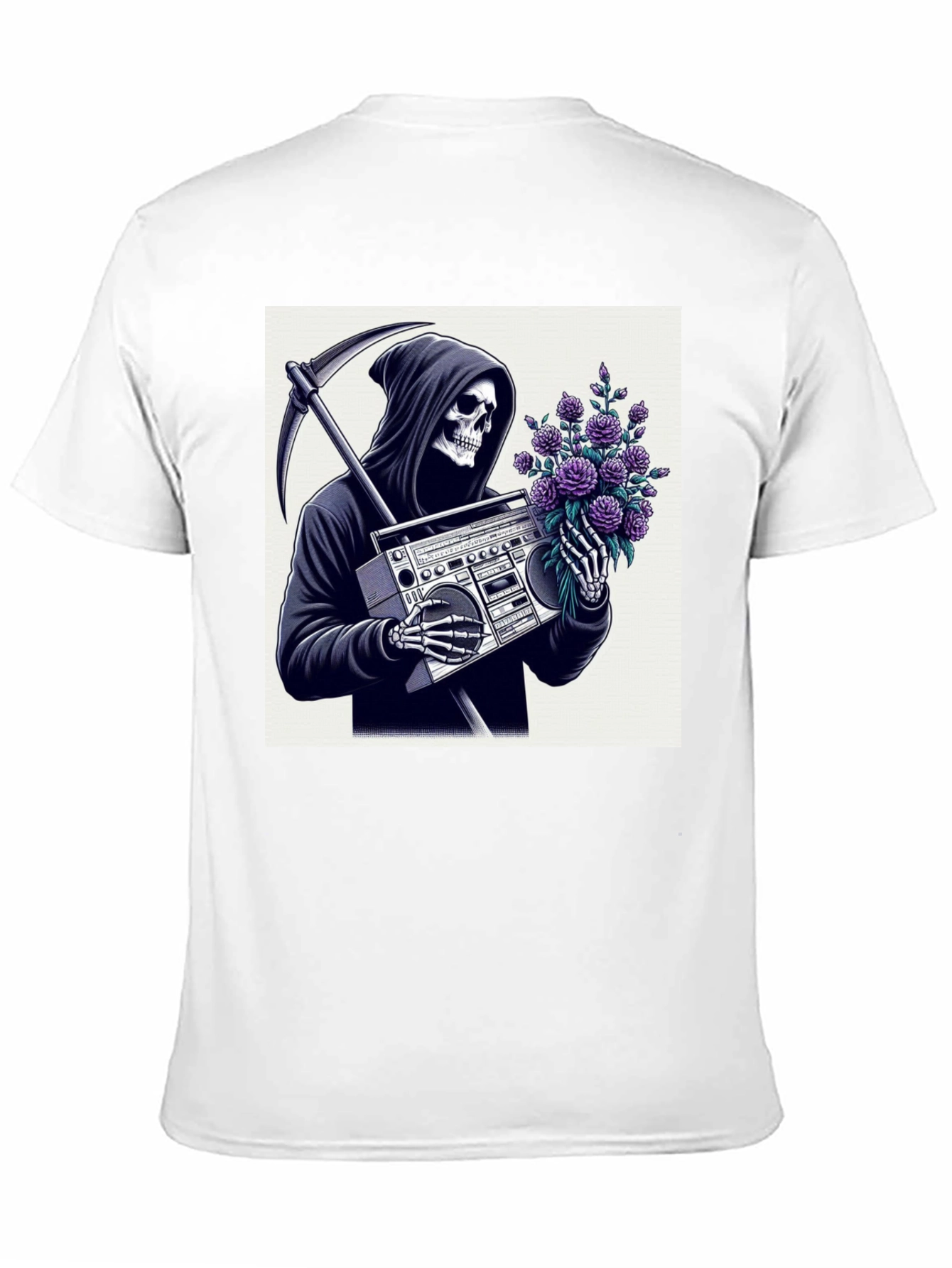 Grim Reaper Boombox T-Shirt