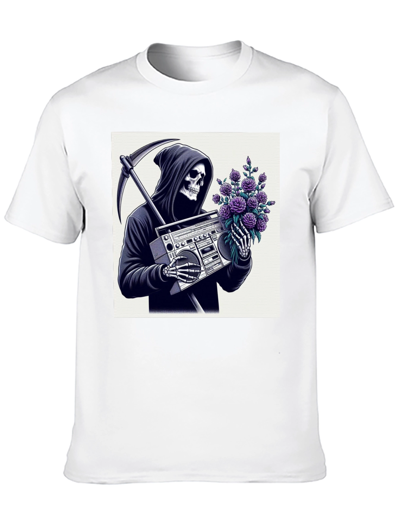 Grim Reaper Boombox T-Shirt