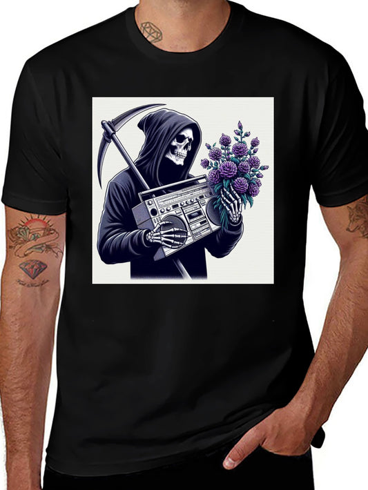 Grim Reaper Boombox T-Shirt