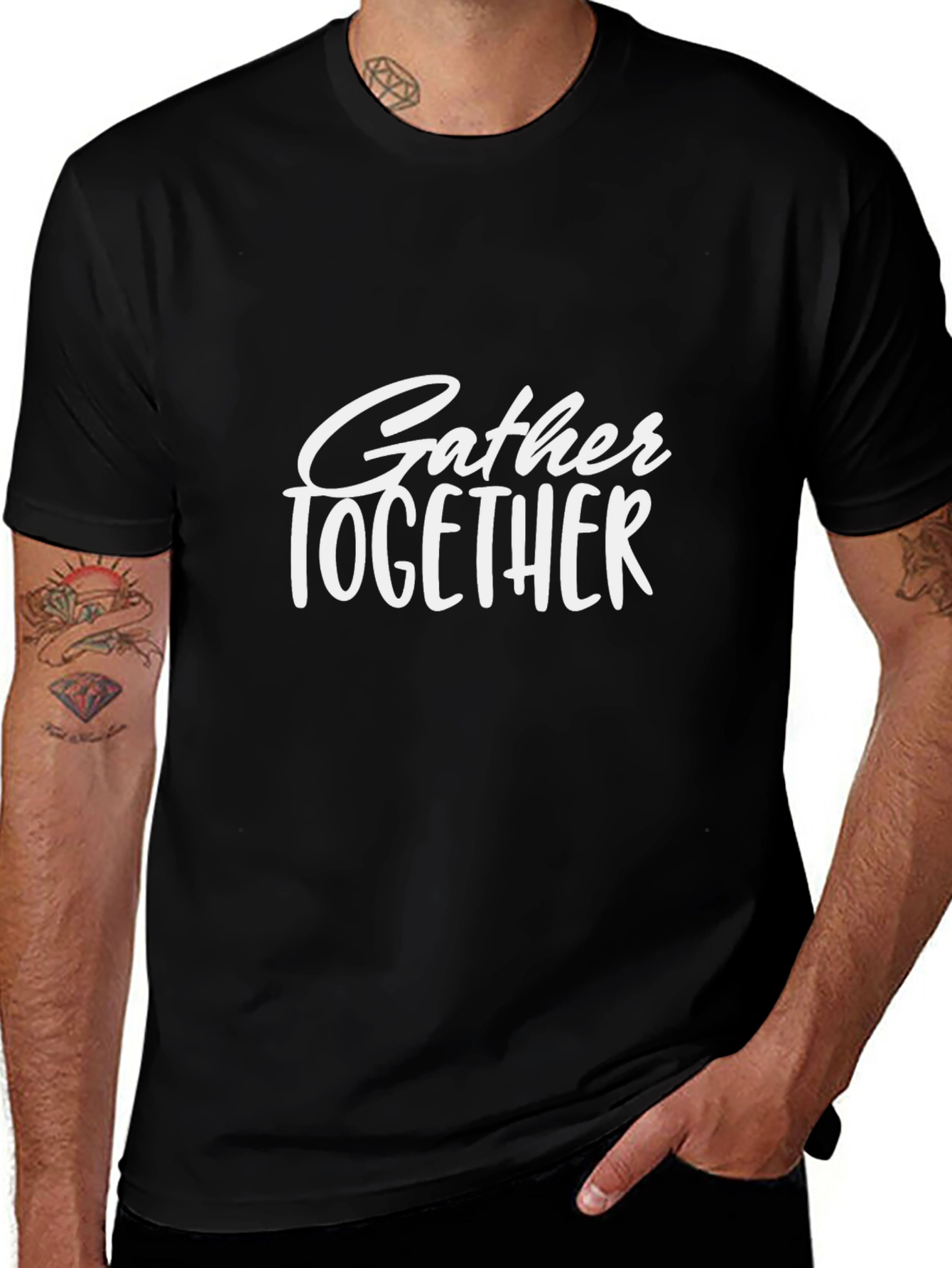 Gather Together Graphic Tee - Soft Cotton Comfort