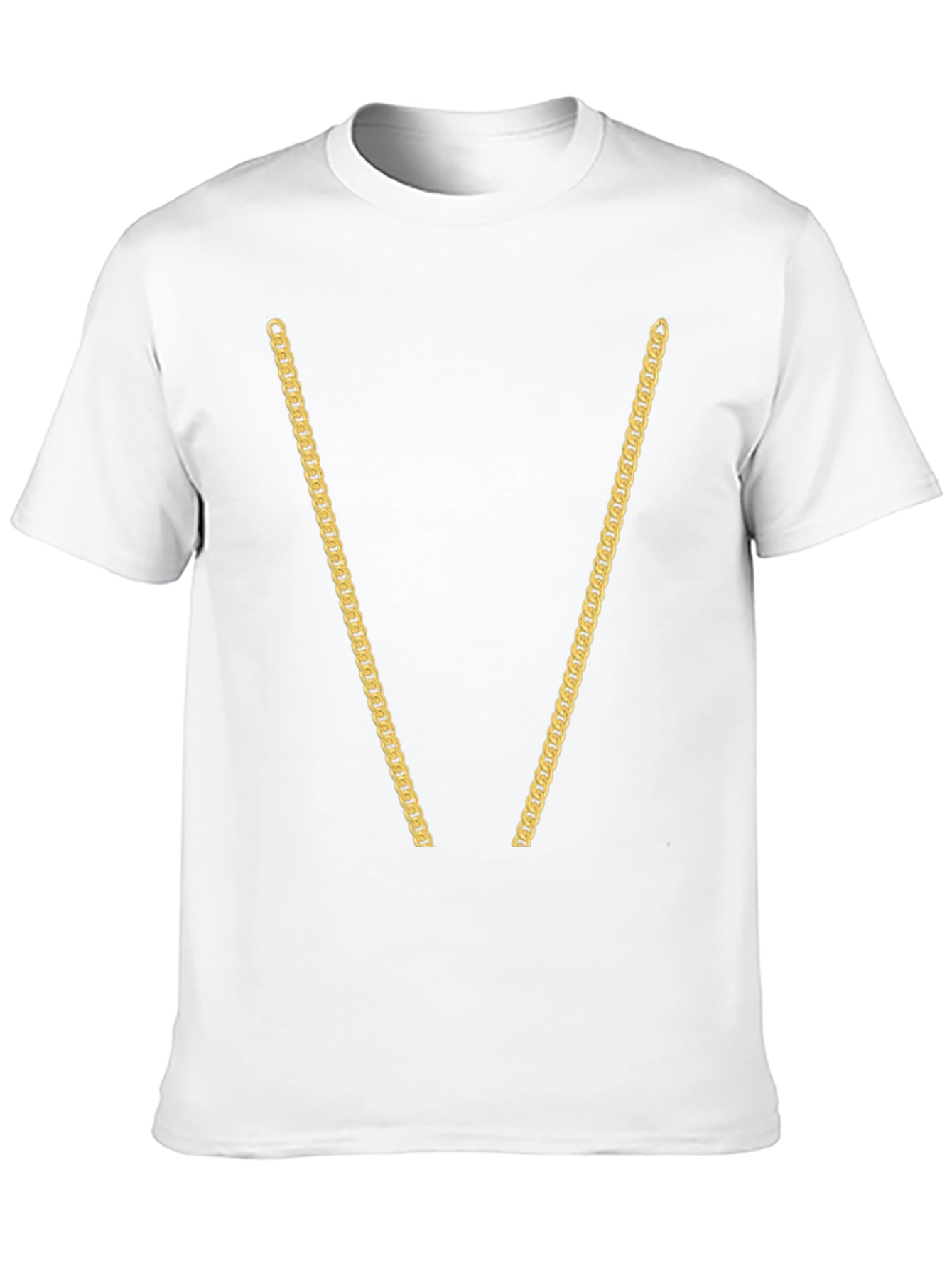 Gold Chain T-Shirt - Novelty Graphic Tee