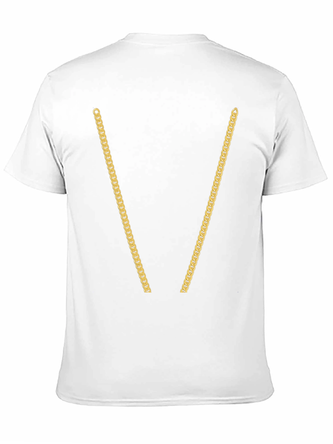 Gold Chain T-Shirt - Novelty Graphic Tee