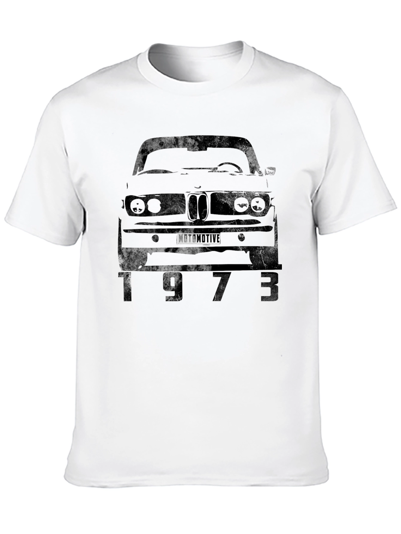 1973 Car Graphic T-Shirt - Mens Black Tee