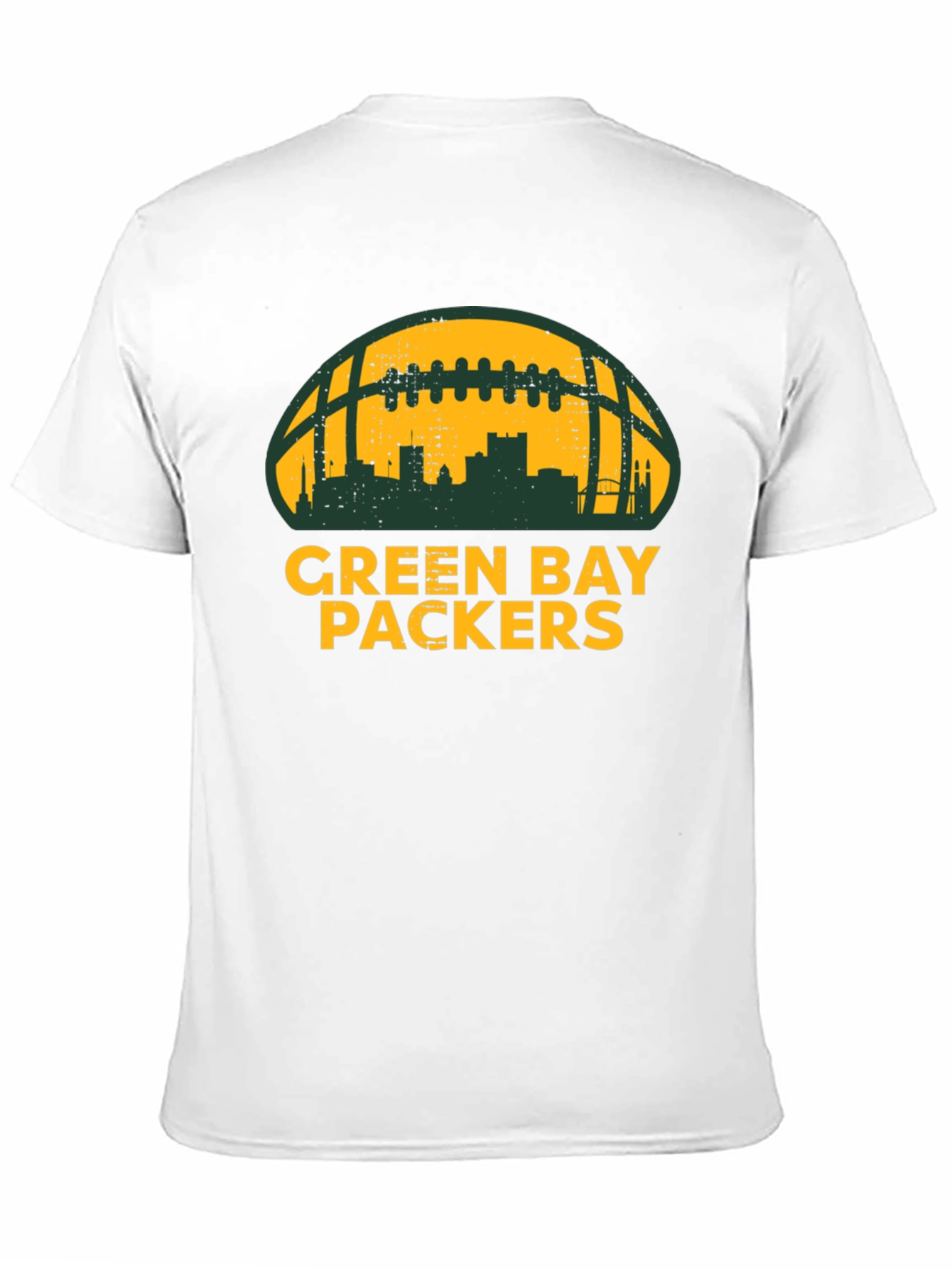 Green Bay Packers Football Skyline T-Shirt