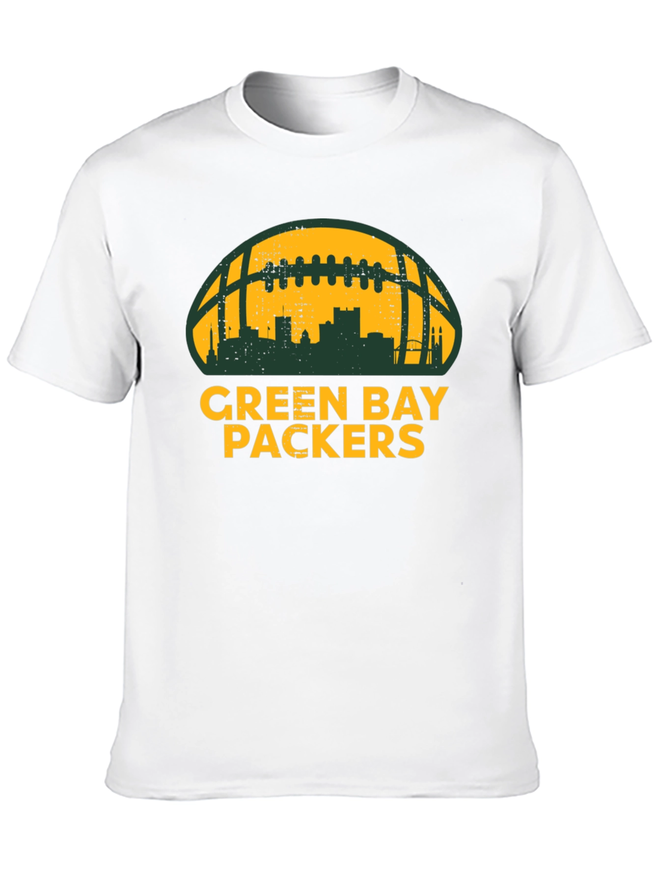Green Bay Packers Football Skyline T-Shirt