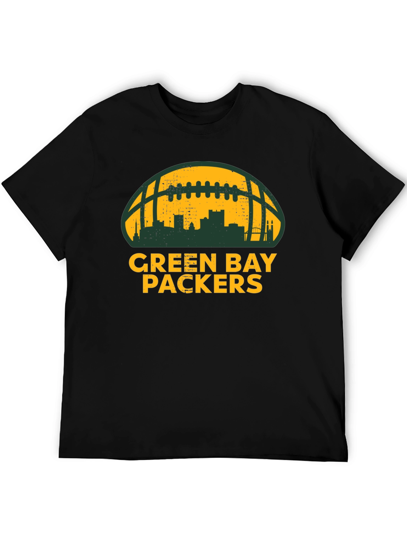 Green Bay Packers Football Skyline T-Shirt