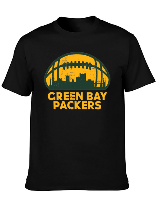 Green Bay Packers Football Skyline T-Shirt
