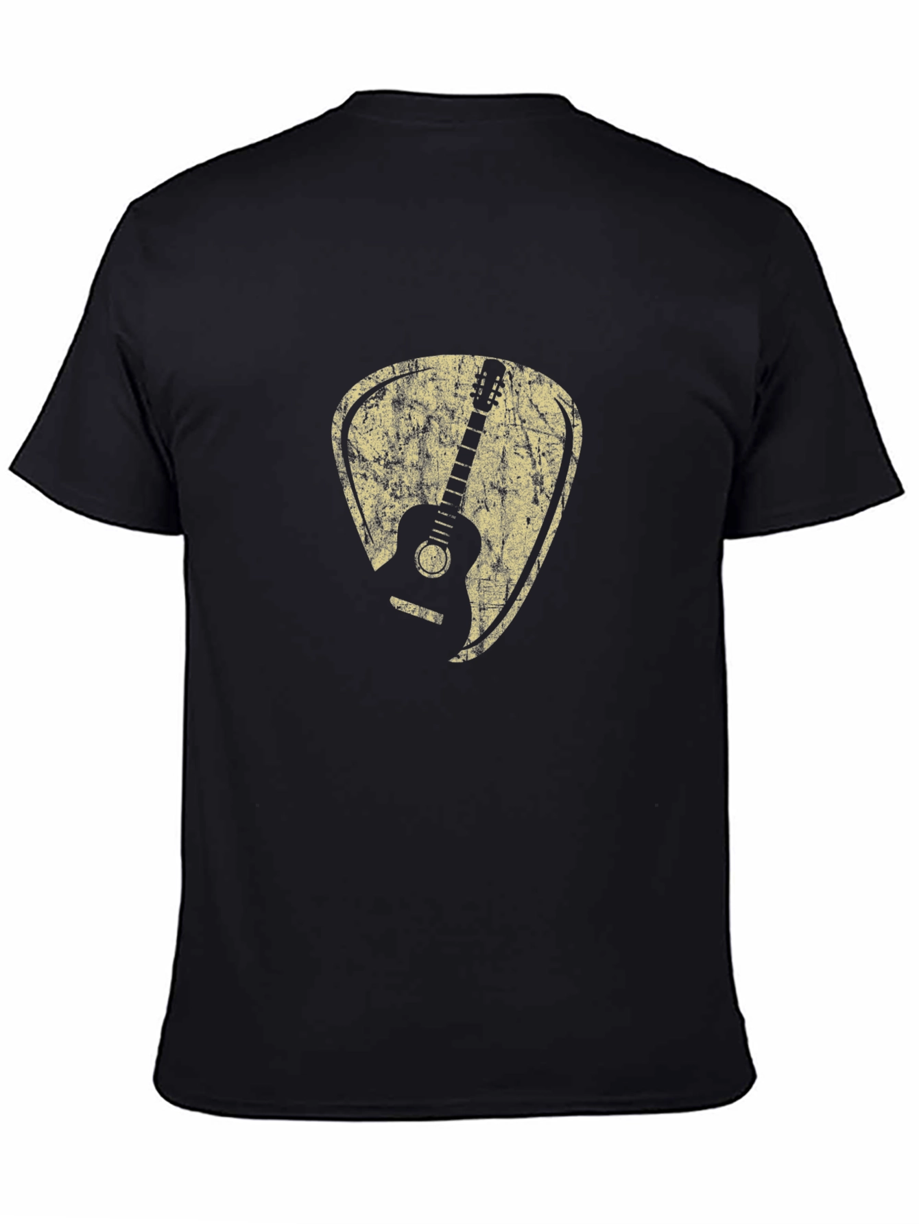 Guitar Pick Graphic T-Shirt - Musical Design