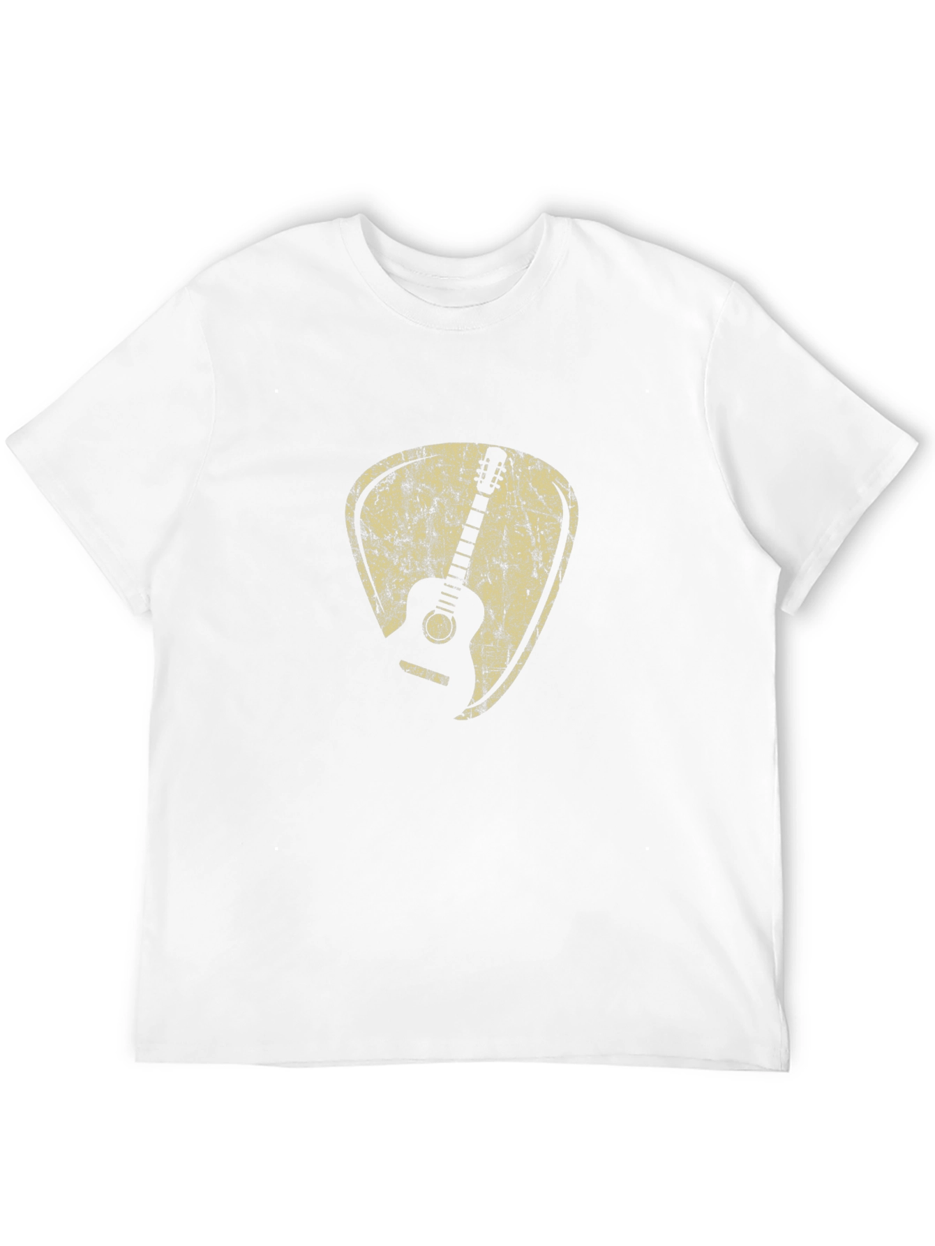 Guitar Pick Graphic T-Shirt - Musical Design