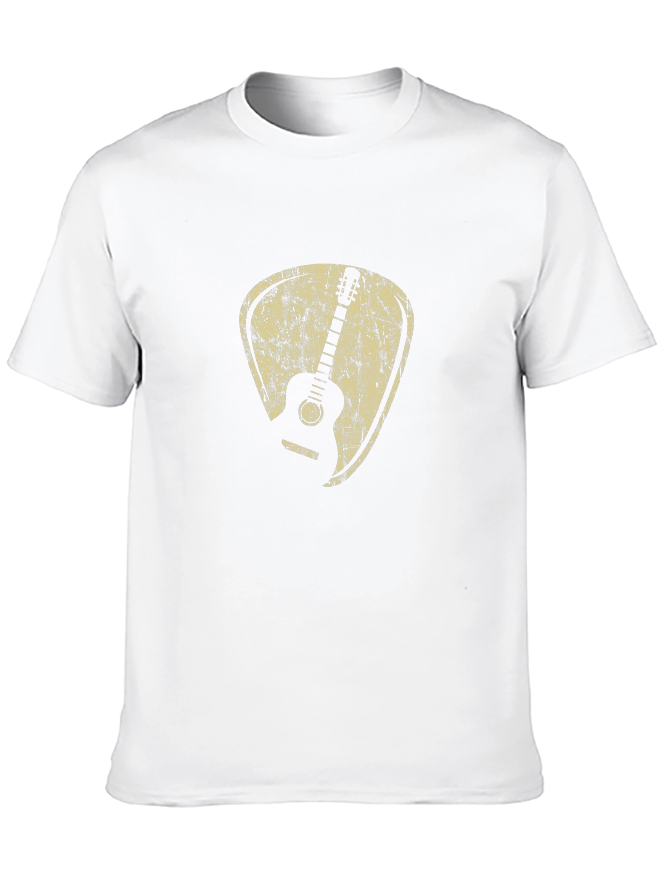 Guitar Pick Graphic T-Shirt - Musical Design