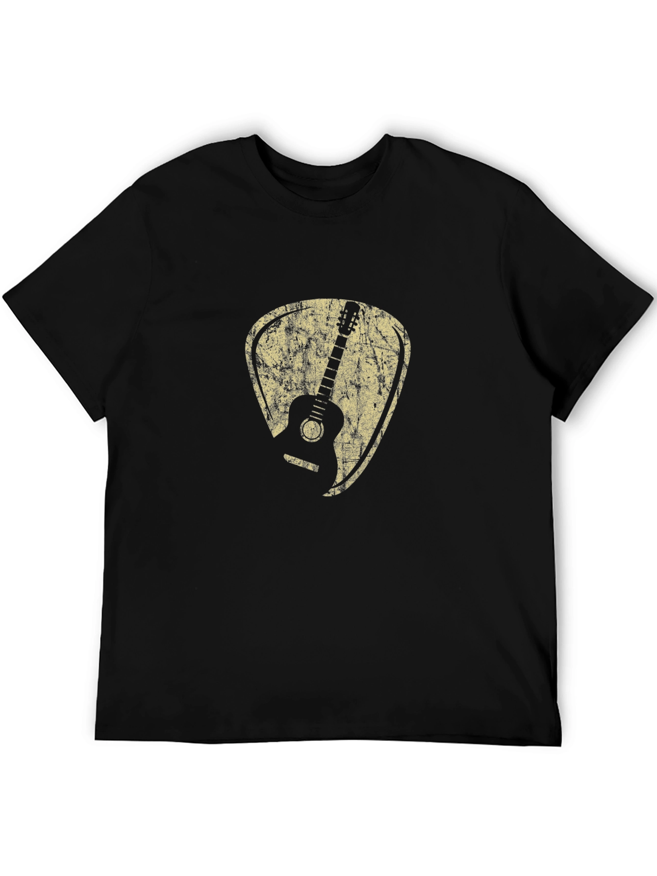 Guitar Pick Graphic T-Shirt - Musical Design