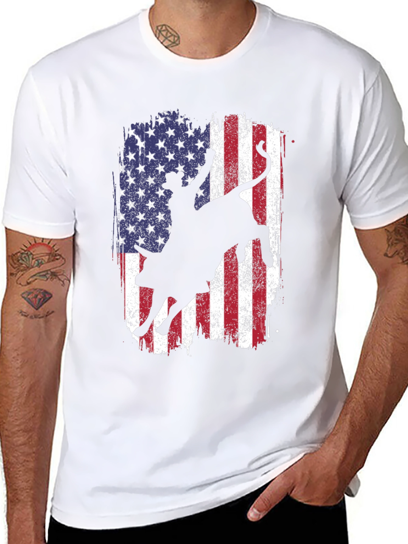 American Rodeo Bull Rider Graphic Tee