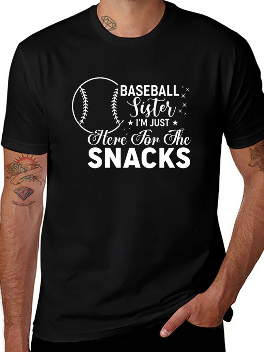 Baseball Sister Snacks T-Shirt