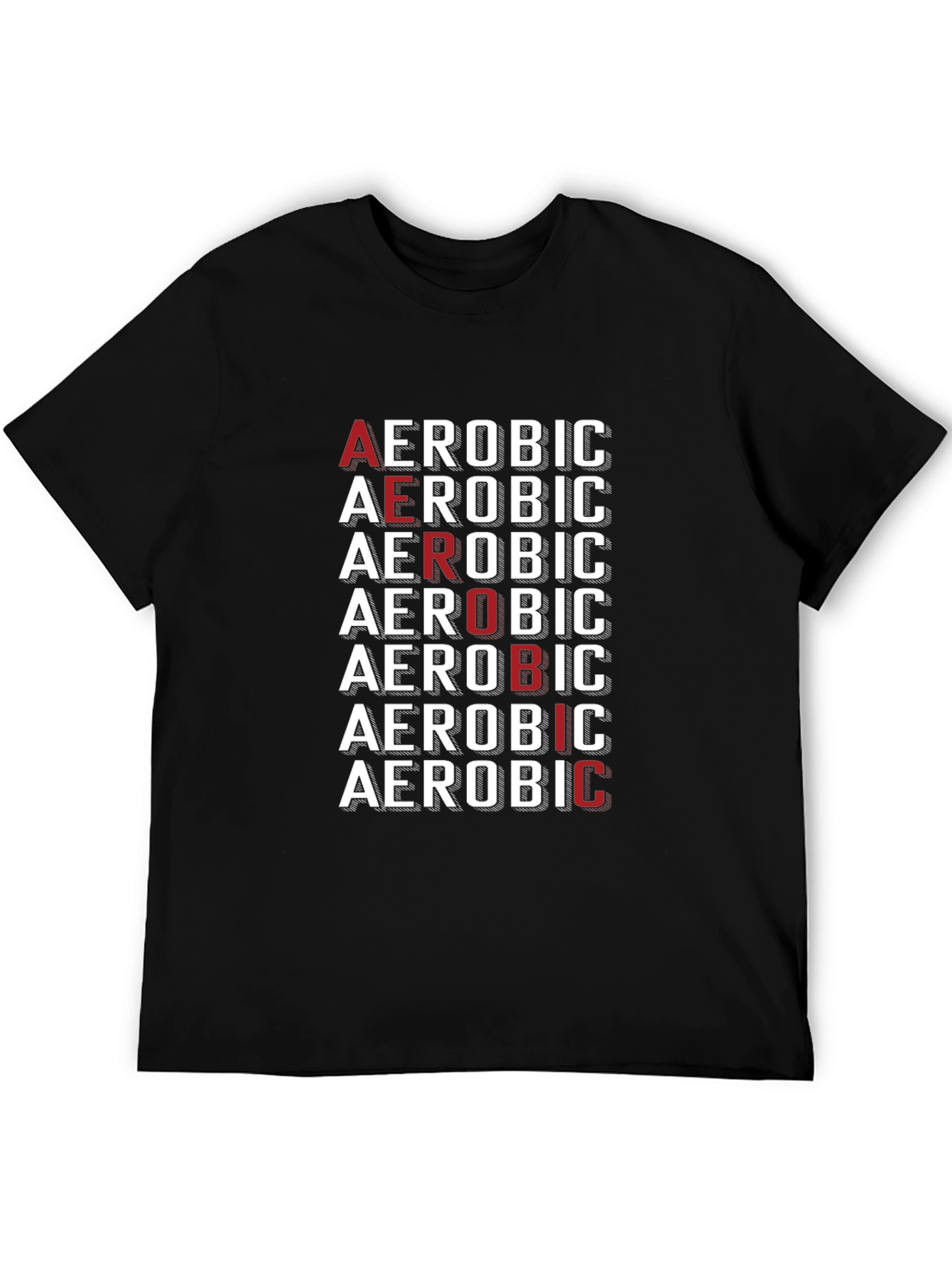 Aerobic Graphic Tee | Bold Fitness T-Shirt