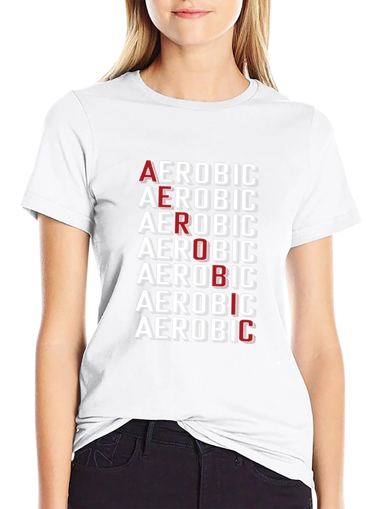 Aerobic Graphic Tee | Bold Fitness T-Shirt