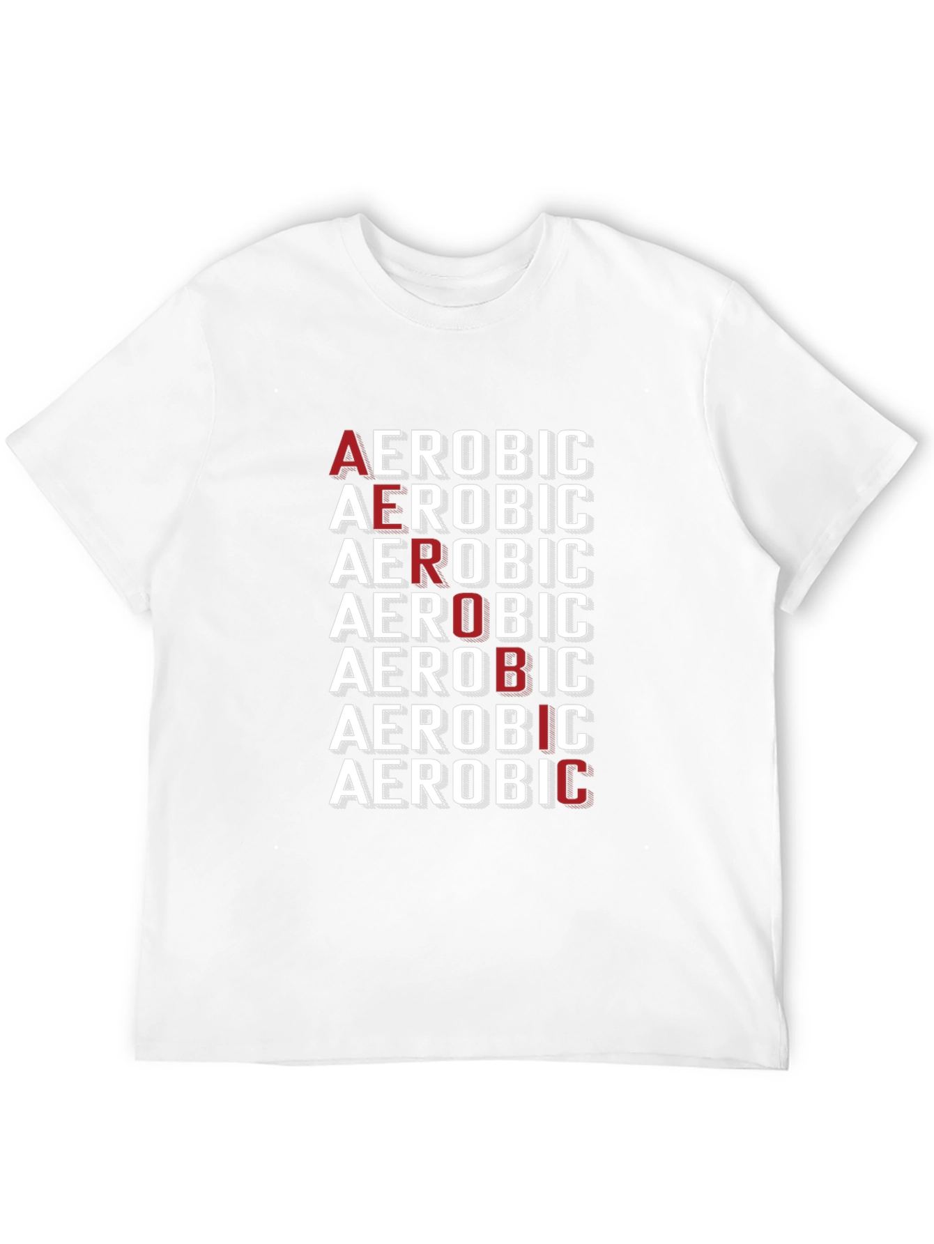 Aerobic Graphic Tee | Bold Fitness T-Shirt
