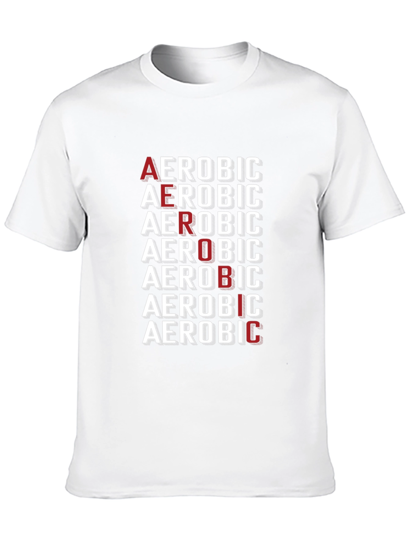 Aerobic Graphic Tee | Bold Fitness T-Shirt