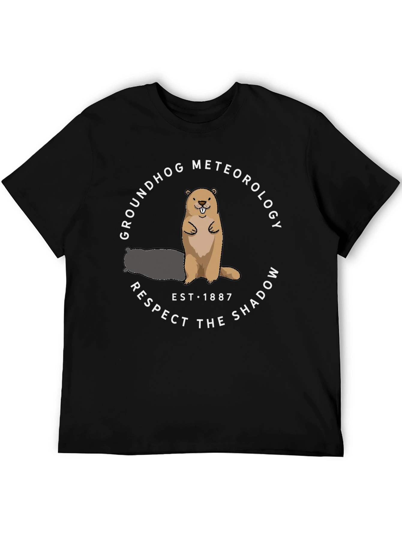 Groundhog Meteorology Respect the Shadow Tee