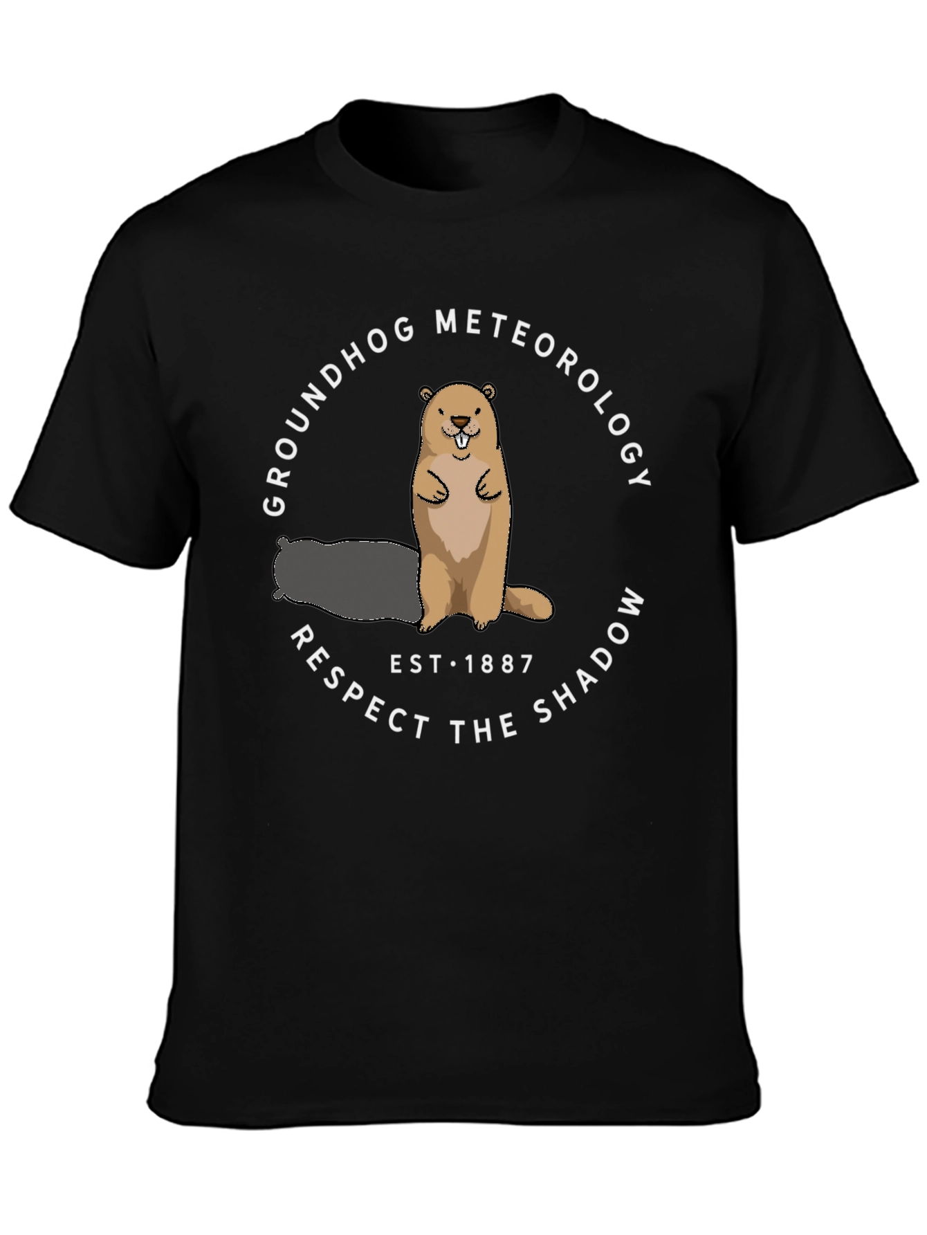Groundhog Meteorology Respect the Shadow Tee