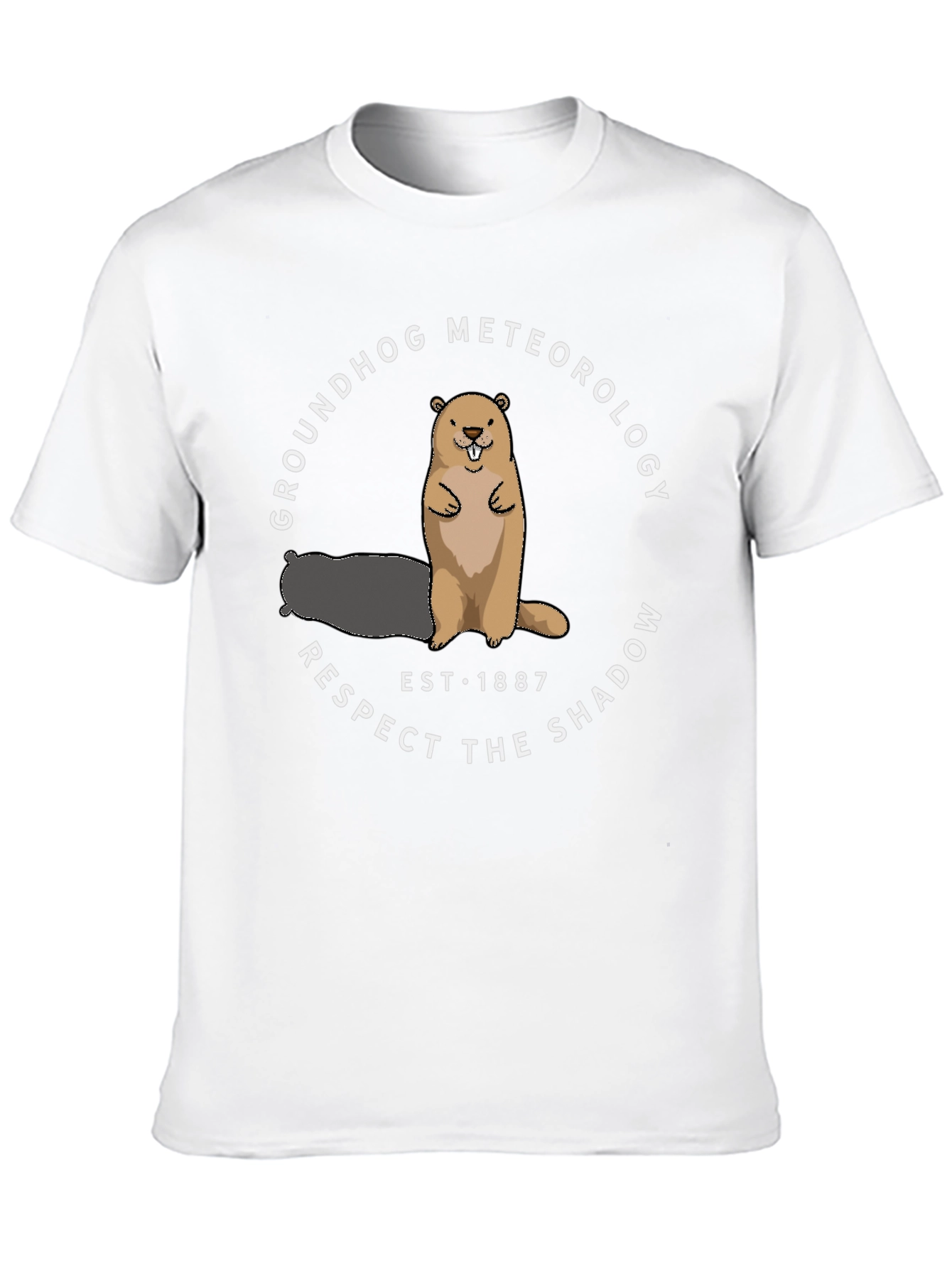 Groundhog Meteorology Respect the Shadow Tee