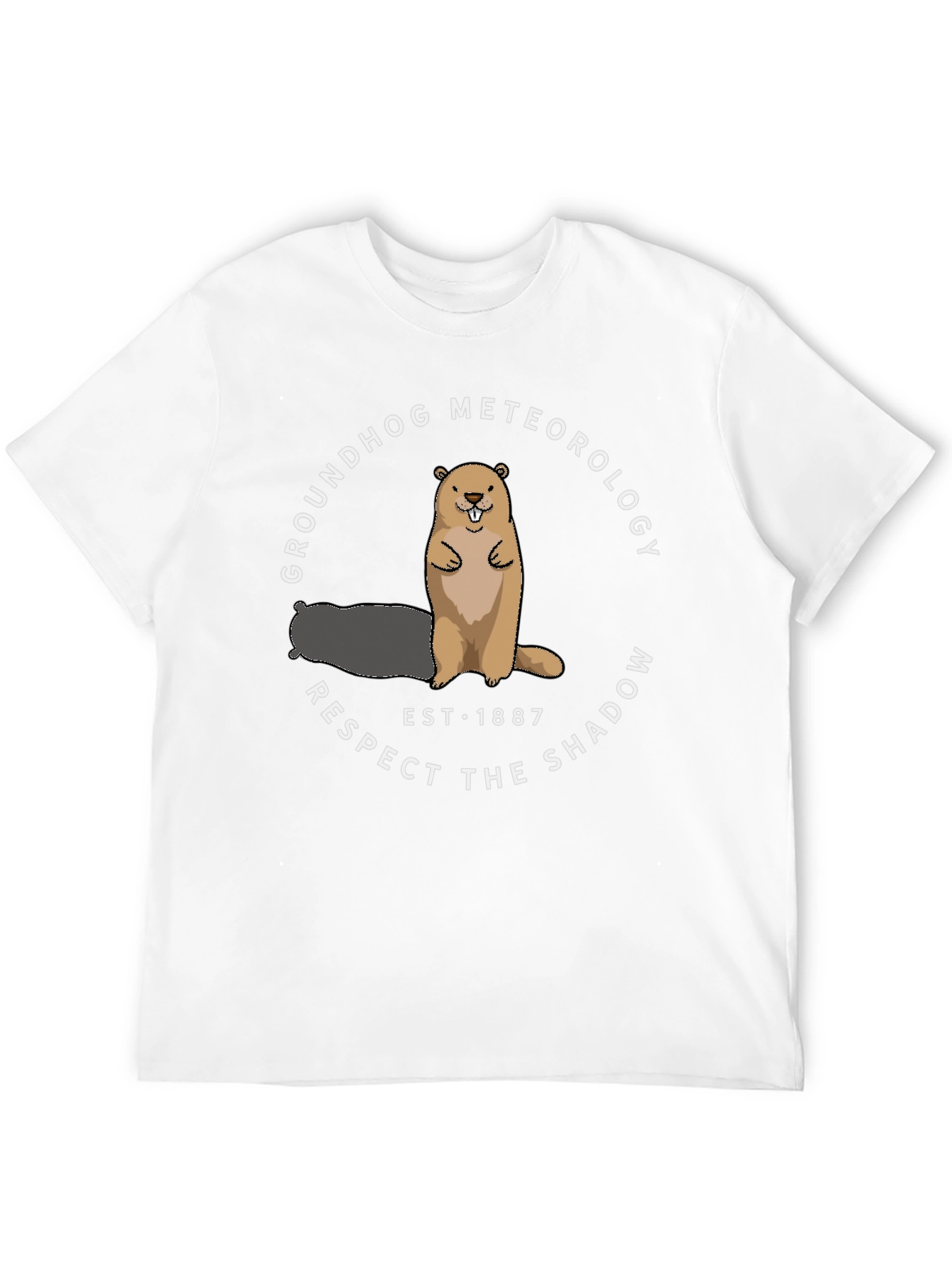 Groundhog Meteorology Respect the Shadow Tee