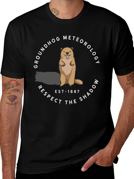 Groundhog Meteorology Respect the Shadow Tee