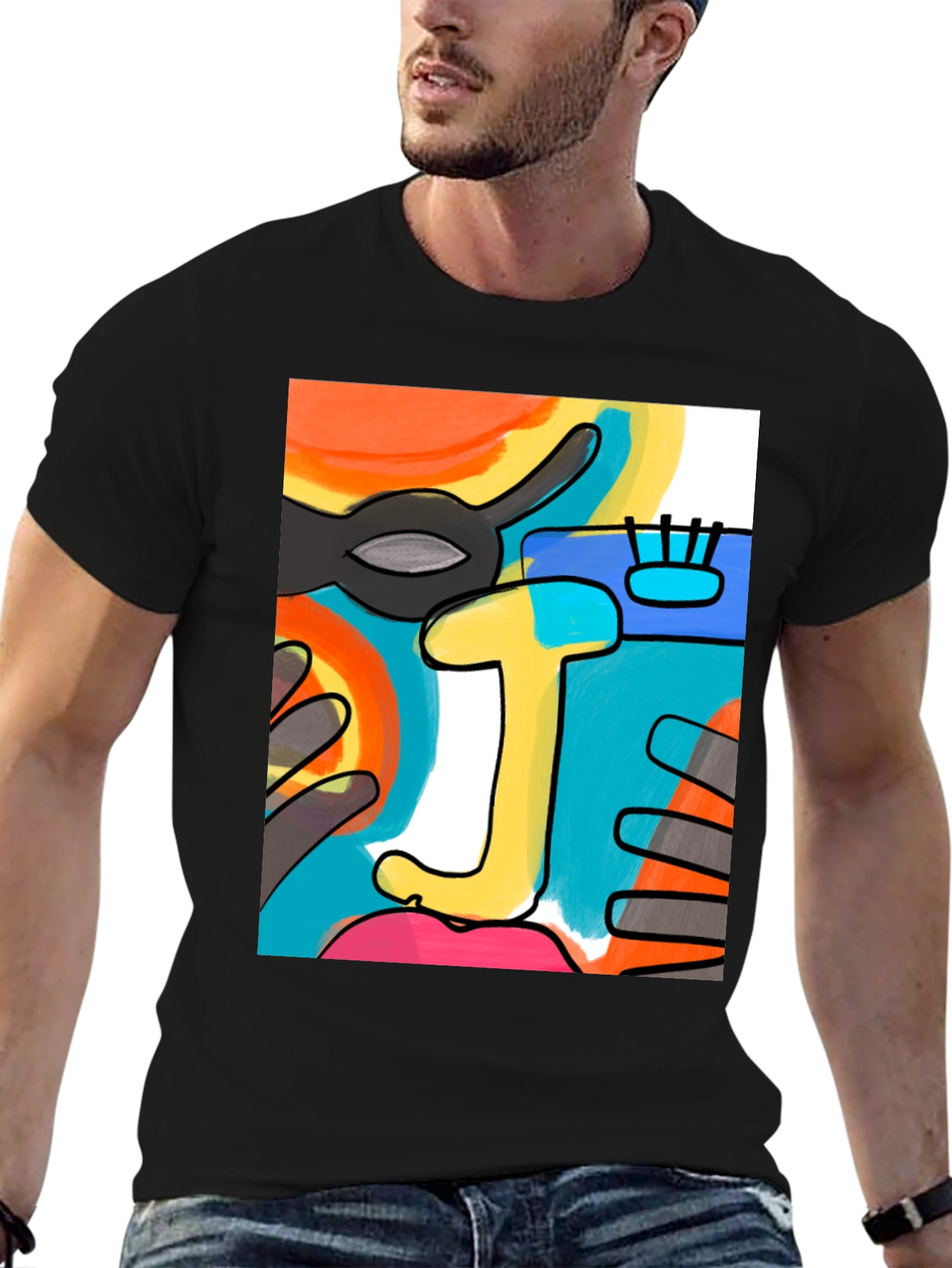 Abstract Art Graphic Tee