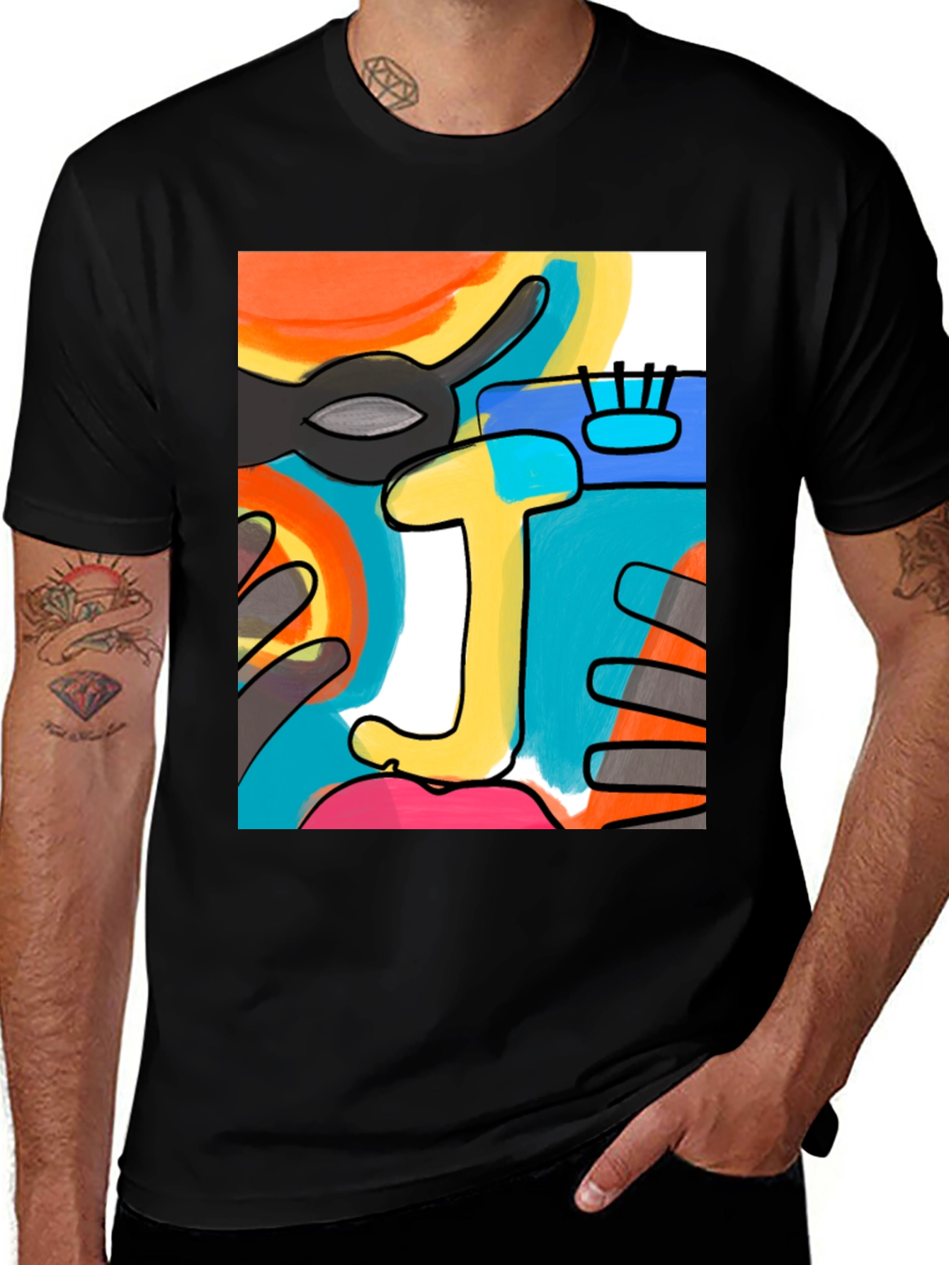 Abstract Art Graphic Tee