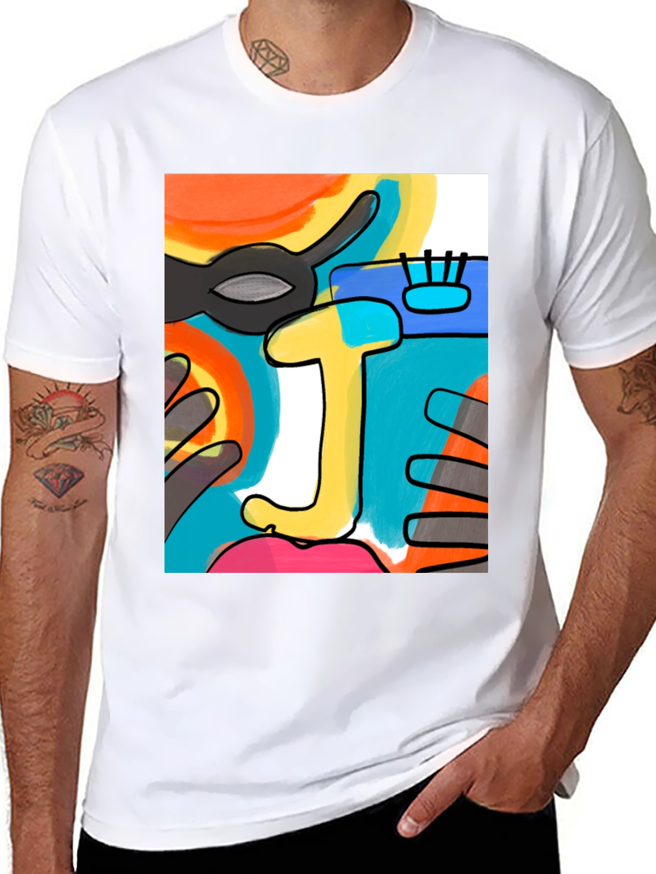 Abstract Art Graphic Tee