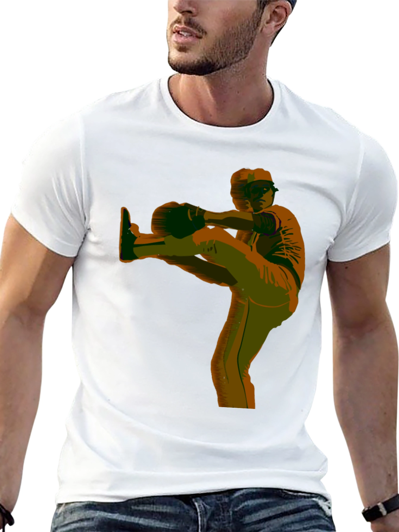 Baseball Pitcher Graphic Tee